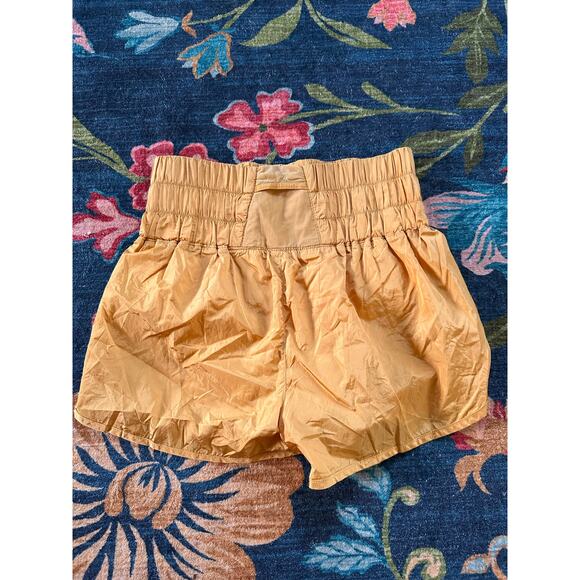 Free People Movement The Way Home Golden Shorts Size Medium - Picture 6 of 9